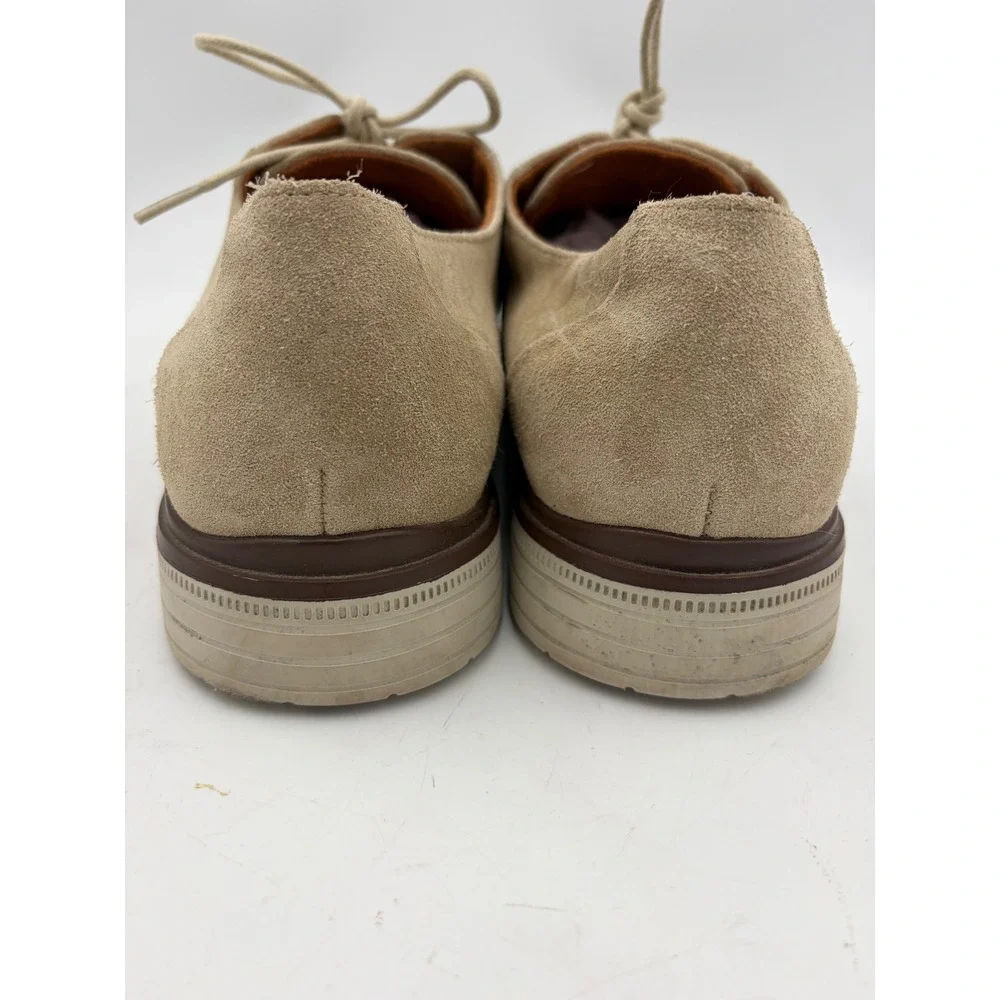 Stacy Adams Tayson Tan Suede Shoes‎ Oxford Derby Men 11 Redzone Minimalist READ